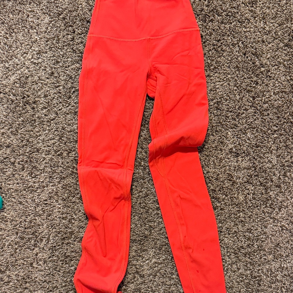 Lululemon Athletica Align HR Pant 28”- carnation red